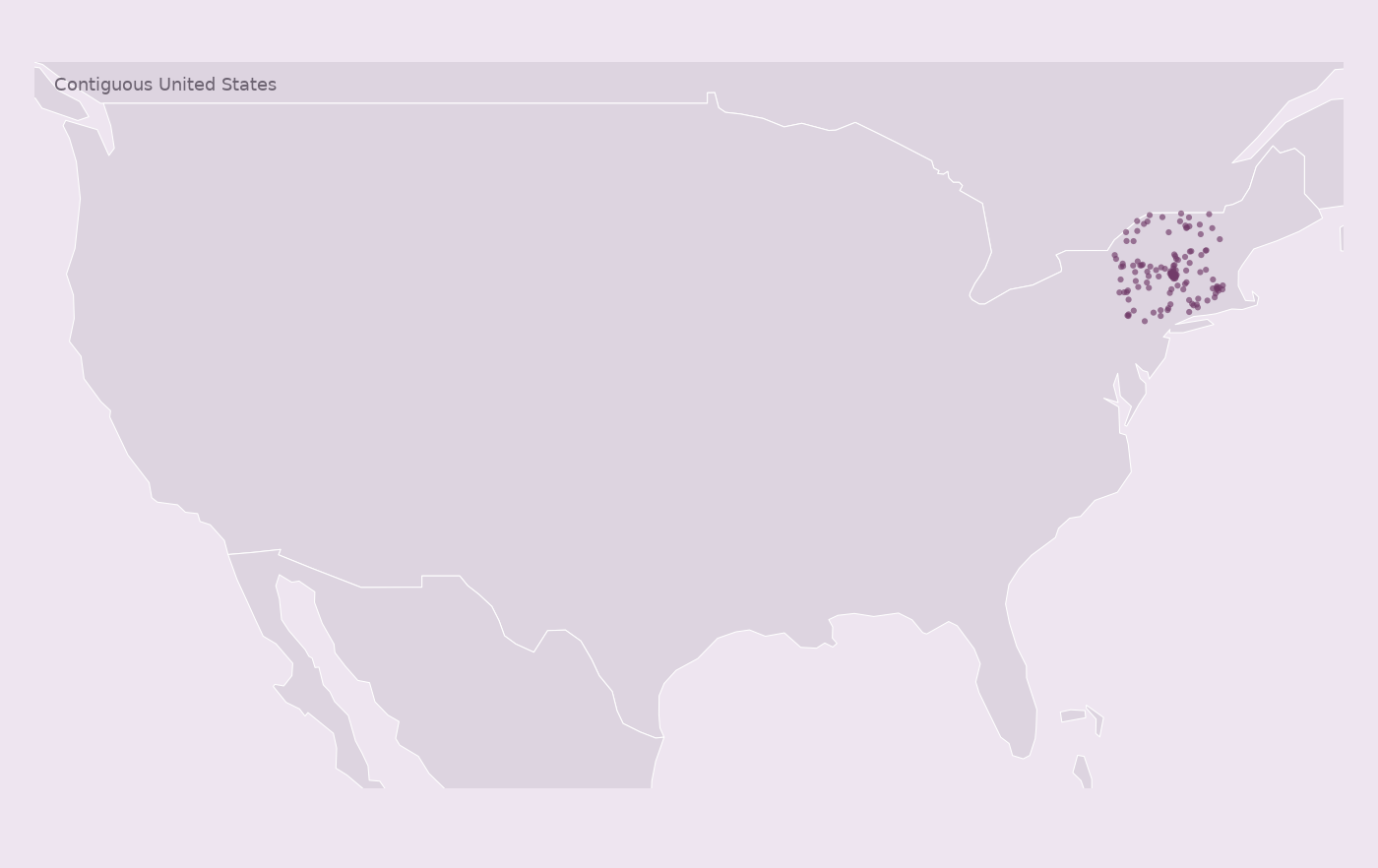 Map of collected Price Chopper & Market 32 locations